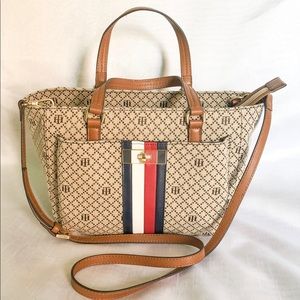 NWT Tommy Hilfiger Brown Shopper